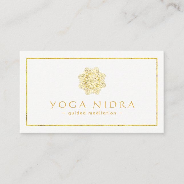 Yoga Nidra Business Cards (Front)