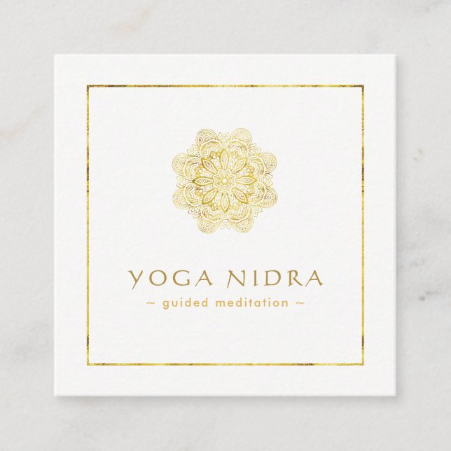 Yoga Nidra Business Cards (Front)