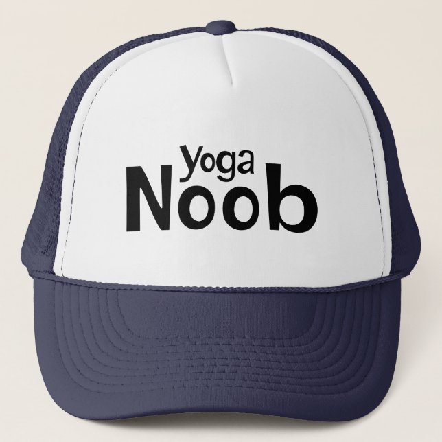 Yoga noob trucker hat (Front)