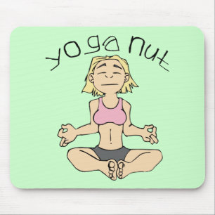 Yoga Nut Yogi Gear Mouse Pad