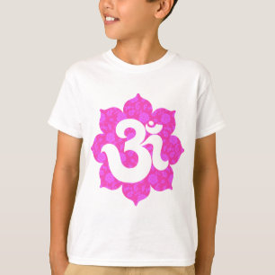 Yoga Om in Lotus pink T-Shirt