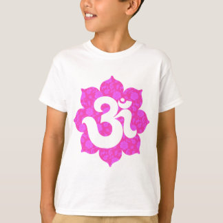 Yoga Om in Lotus pink T-Shirt