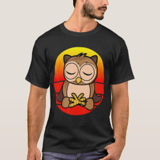 Yoga Owl Meditation Yoga For Children And Parents T-Shirt