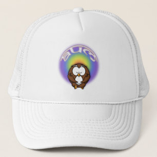 yoga owl trucker hat