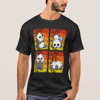 Yoga Panda Chinese Bamboo Eating Animals Gym 5 T-Shirt