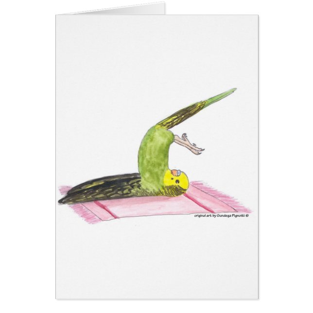 Yoga Parakeet Plow pose (Front)