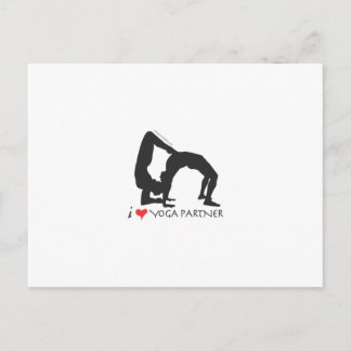 Yoga Partner Postcard