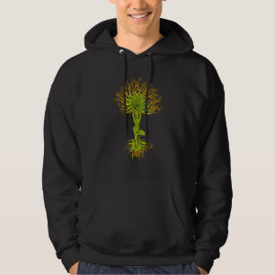 yoga peace woman tree hoodie