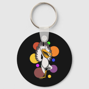 Yoga Pelican  Keychain
