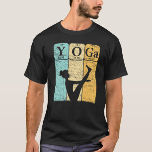 Yoga Periodic Table Elements Zen Meditation Nerd Y T-Shirt