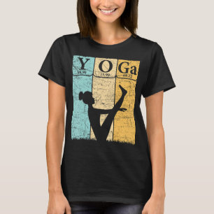 Yoga Periodic Table Elements Zen Meditation Nerd Y T-Shirt