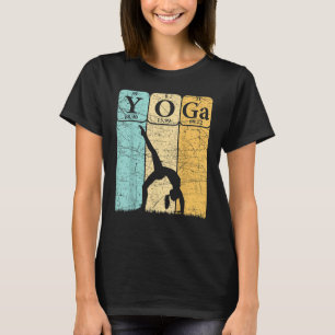 Yoga Periodic Table Elements Zen Meditation Nerd Y T-Shirt
