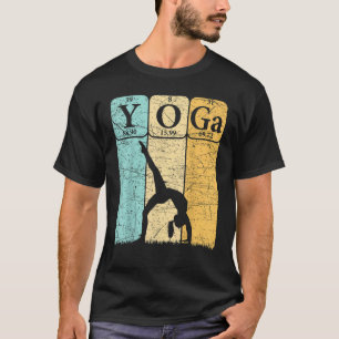 Yoga Periodic Table Elements Zen Meditation Nerd Y T-Shirt
