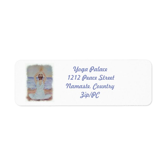 YOGA PLEASE | RETURN LABEL (Front)