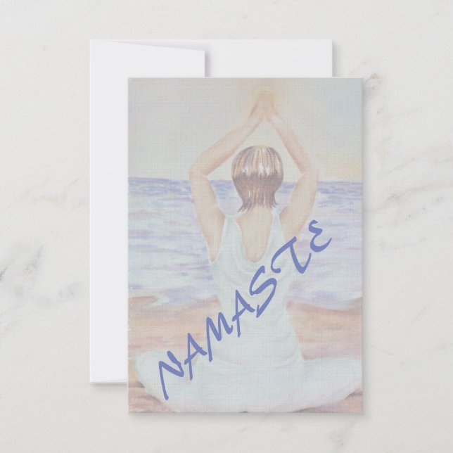 YOGA PLEASE | RSVP CARD (Front)