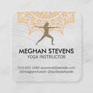 Yoga Posa   Instructor   Health Appointment Card
