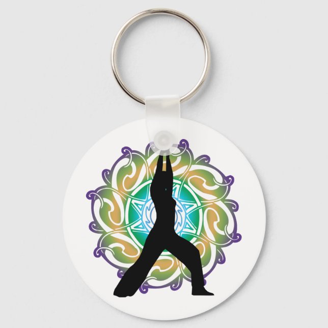 Yoga Pose Key Chain (Front)