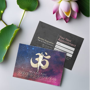 YOGA Pose OM Symbol Class Pass Loyalty Appointment