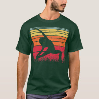 Yoga Pose Retro Vintage Sunset 16 T-Shirt