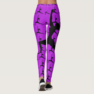 Yoga Pose Silhouette Leggings