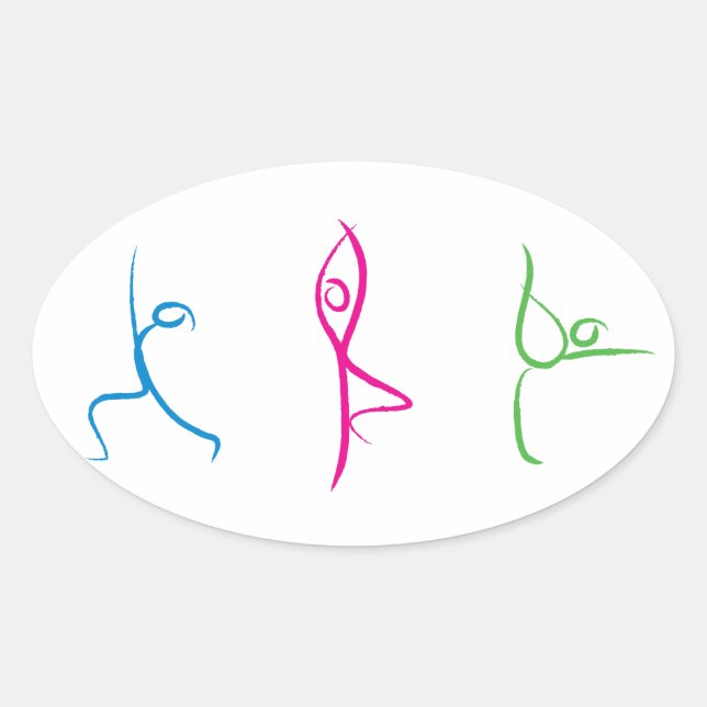 Yoga Pose Sticker (Front)