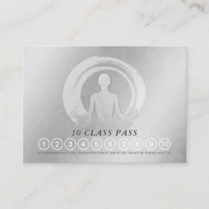 YOGA Pose ZEN Sign Class Pass Loyalty Appointment