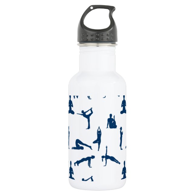 Yoga Poses 532 Ml Water Bottle (Front)