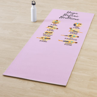 Yoga Poses Before Bed Routine Poses With Times Yoga Mat