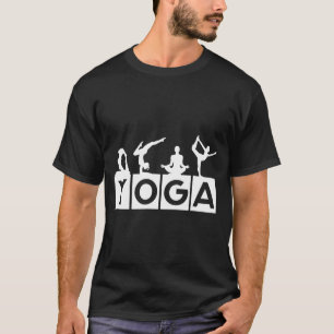 Yoga Poses Fitness T-Shirt