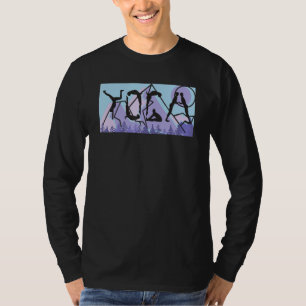 Yoga Poses For Men Women, Yoga Lover, Retro Medita T-Shirt