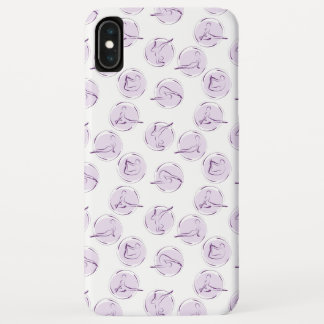 Yoga poses pattern iPhone XS max case