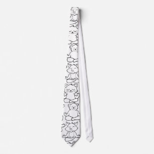 Yoga poses pattern Yoga seamless pattern 16 Tie
