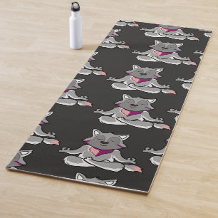 Yoga poses pattern Yoga seamless pattern 19 Yoga Mat