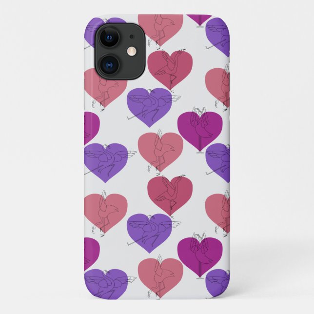 Yoga poses pattern | Yoga seamless pattern 1 Case-Mate iPhone Case (Back)
