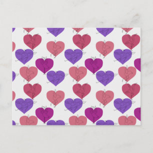Yoga poses pattern   Yoga seamless pattern 1 Postcard