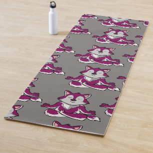 Yoga poses pattern   Yoga seamless pattern 20 Yoga Mat