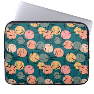 Yoga poses pattern Yoga seamless pattern 23 Laptop Sleeve