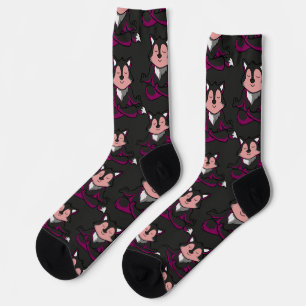 Yoga poses pattern Yoga seamless pattern 32 Coff Socks