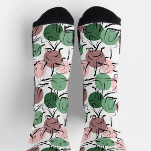 Yoga poses pattern Yoga seamless pattern 33 Yoga Socks