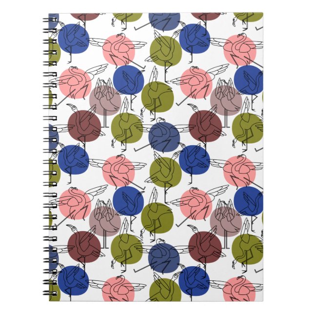 Yoga poses pattern | Yoga seamless pattern 34 Notebook (Front)