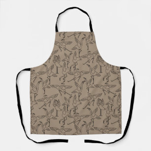 Yoga poses pattern   Yoga seamless pattern 35 Apron