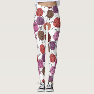Yoga poses pattern Yoga seamless pattern 40 Leggings