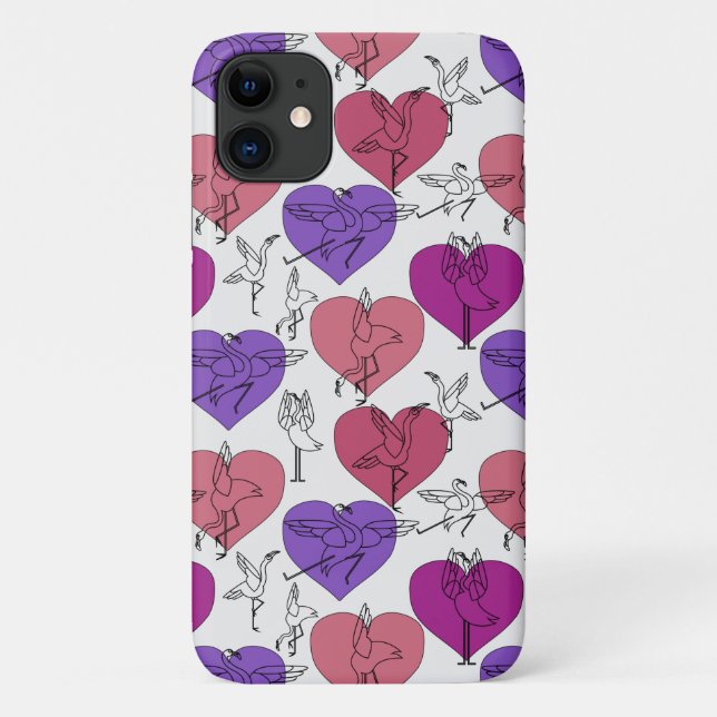Yoga poses pattern | Yoga seamless pattern 4 Case-Mate iPhone Case (Back)