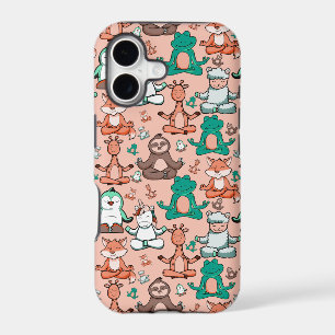Yoga poses pattern Yoga seamless pattern 54