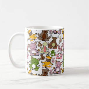 Yoga poses pattern   Yoga seamless pattern 58 Coffee Mug