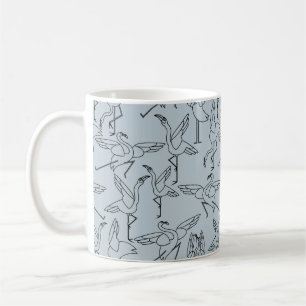 Yoga poses pattern Yoga seamless pattern 5 Coffee Mug