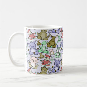 Yoga poses pattern Yoga seamless pattern 60 Coffee Mug