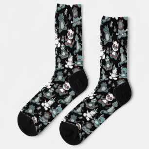 Yoga poses pattern   Yoga seamless pattern 62 Legg Socks