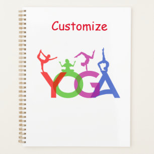 Yoga Poses Silhouettes Thunder_Cove  Planner