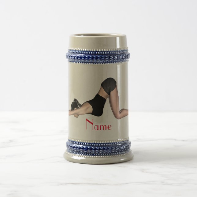 Yoga Poses Thunder_Cove Beer Stein (Center)